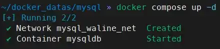 创建 MySQL 容器